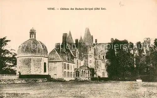 AK / Ansichtskarte Vitre_d_Ille et Vilaine Chateau des Rochers Sevigne Vitre_d_Ille et Vilaine