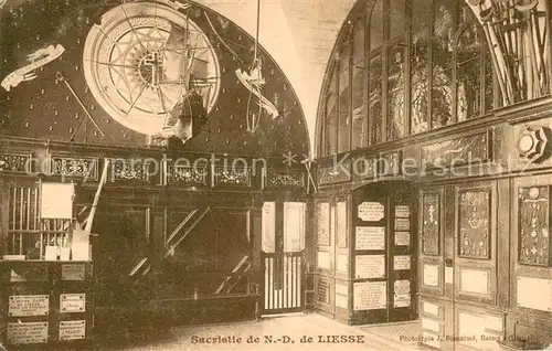AK / Ansichtskarte Liesse Notre Dame Sacristie de Notre Dame de Liesse Liesse Notre Dame