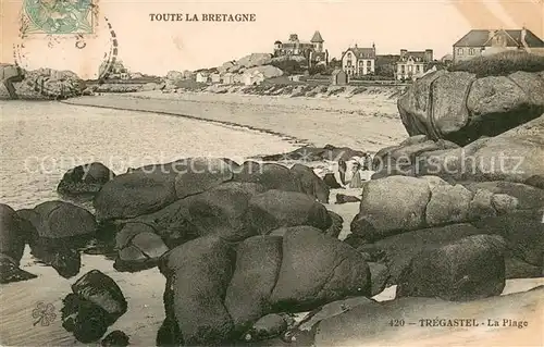 AK / Ansichtskarte Tregastel La plage Tregastel