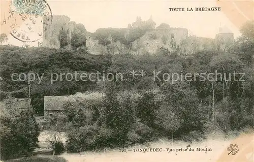 AK / Ansichtskarte Tonquedec Vue prise du moulin Tonquedec