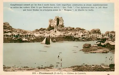 AK / Ansichtskarte Ploumanach Chateau de Costaeres Ploumanach