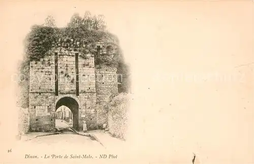 AK / Ansichtskarte Dinan_22 La Porte Saint Malo 