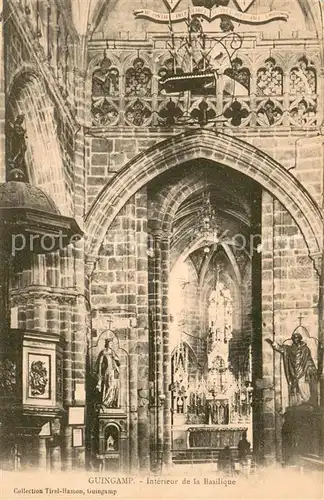 AK / Ansichtskarte Guingamp_22 Interieur de la basilique 