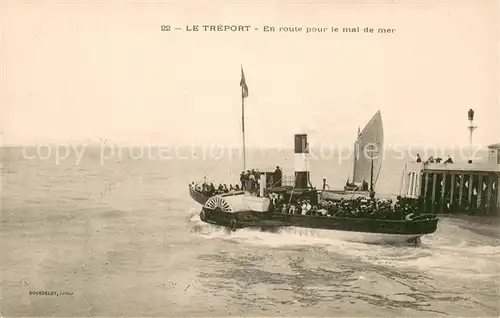 AK / Ansichtskarte Le_Treport En route pour le mal de mer Le_Treport