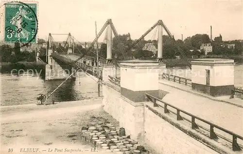 AK / Ansichtskarte Elbeuf_76 Le Pont Suspendu 