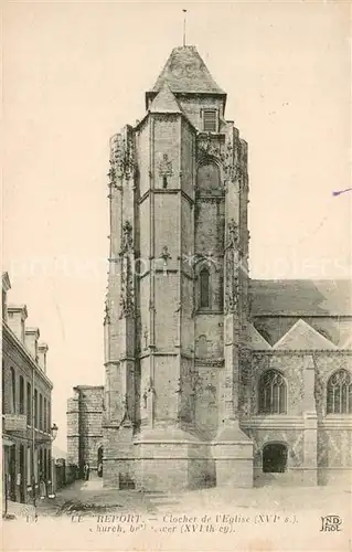 AK / Ansichtskarte Le_Treport Clocher de l Eglise Le_Treport