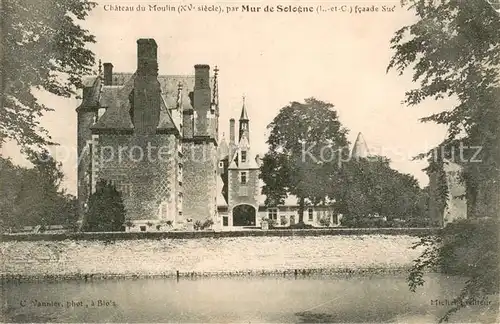 AK / Ansichtskarte Mur de Sologne Chateau du Moulin facade Sud Mur de Sologne