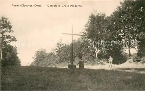 AK / Ansichtskarte Ecouves_Alencon Foret dEcouves Carrefour Croix Madame 