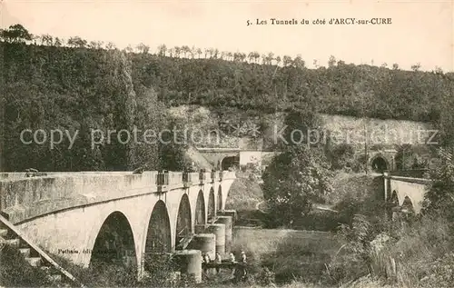AK / Ansichtskarte Arcy sur Cure_Yonne Les Tunnels du cote dArcy sur Cure Arcy sur Cure Yonne