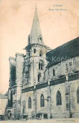 AK / Ansichtskarte Auxerre Eglise Saint Eusebe Auxerre