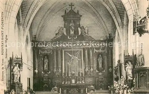 AK / Ansichtskarte Rouvray Saint Florentin Interieur de l Eglise Rouvray Saint Florentin