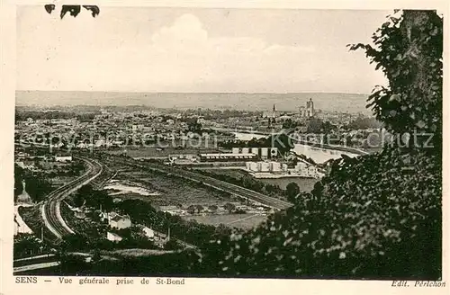 AK / Ansichtskarte Sens_89 Vue generale prise de St Bond 