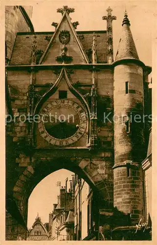 AK / Ansichtskarte Auxerre Detail de la tour de l horloge Auxerre