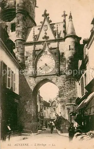 AK / Ansichtskarte Auxerre Horloge Auxerre
