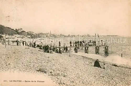 AK / Ansichtskarte Le_Havre Bains de la Falaise Le_Havre