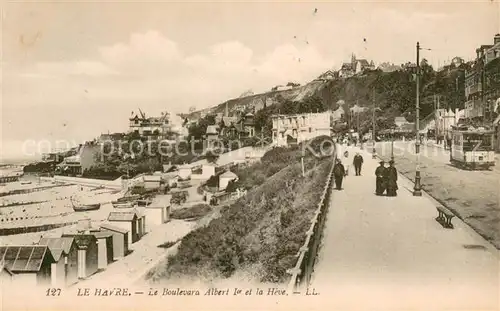 AK / Ansichtskarte Le_Havre Le Boulevard Albert I et la Heve Le_Havre