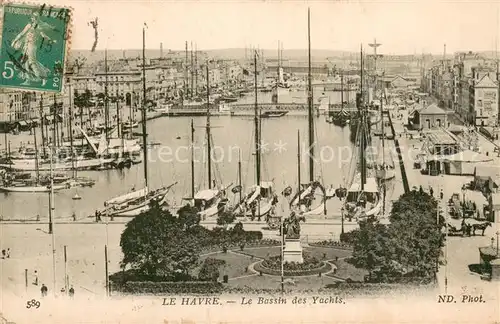 AK / Ansichtskarte Le_Havre Le Bassin des Yachts Le_Havre