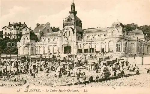 AK / Ansichtskarte Le_Havre Le Casino Marie Christine Le_Havre