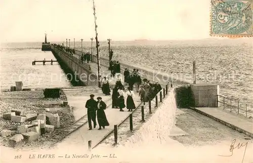 AK / Ansichtskarte Le_Havre La Nouvelle Jetee Le_Havre