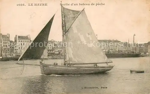 AK / Ansichtskarte Le_Havre Sortie dun bateau de peche Le_Havre