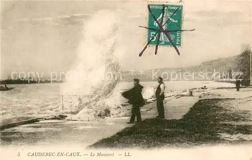 AK / Ansichtskarte Caudebec en Caux Le Mascaret Caudebec en Caux