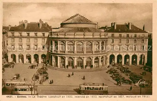 AK / Ansichtskarte Rennes_35 Le Theatre 
