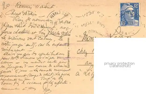 AK / Ansichtskarte Rennes_35 Le Theatre 