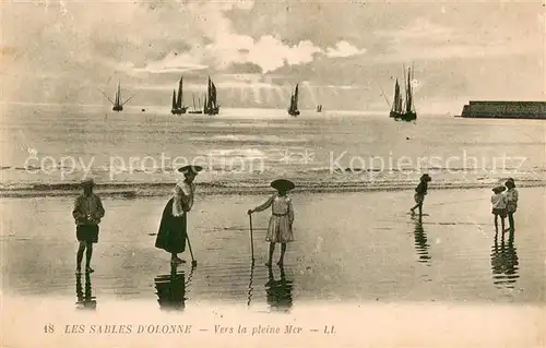 AK / Ansichtskarte Les_Sables d_Olonne Vers la pleine Mer Les_Sables d_Olonne