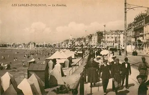 AK / Ansichtskarte Les_Sables d_Olonne Le Remblai Les_Sables d_Olonne