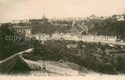 AK / Ansichtskarte Dinan_22 Vue generale prise de la Villa Lesclos 