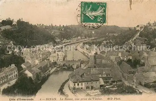 AK / Ansichtskarte Dinan_22 La Rance vue prise du Viaduc 