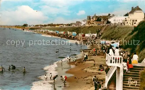 AK / Ansichtskarte Tharon Plage Plage et Boulevard Tharon Plage