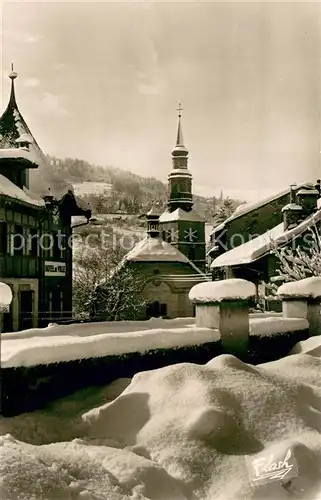 AK / Ansichtskarte Saint Gervais les Bains sous la neige Saint Gervais les Bains