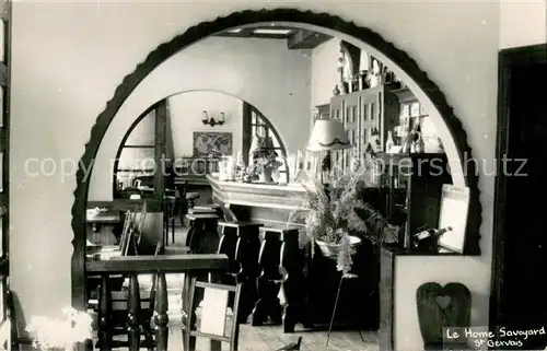 AK / Ansichtskarte Saint Gervais les Bains Hotel Restaurant le Home Savoyard Grand Parc Saint Gervais les Bains