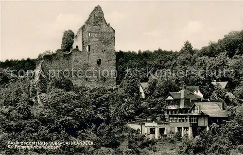 AK / Ansichtskarte Emmendingen Burg Cafe Landeck Emmendingen