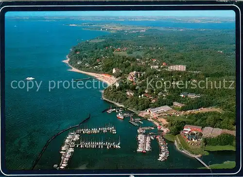 AK / Ansichtskarte Gluecksburg_Ostseebad Fliegeraufnahme Gluecksburg_Ostseebad