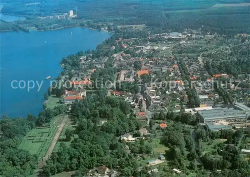 AK / Ansichtskarte Rheinsberg Fliegeraufnahme mit Schloss Grienericksee Rheinsberg