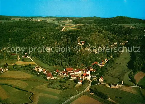 AK / Ansichtskarte Veilbronn Fliegeraufnahme Gasthof Pension Sponsel Regus Veilbronn