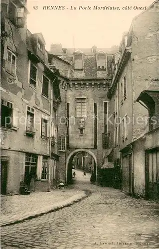 AK / Ansichtskarte Rennes_35 La Porte Mordelaise cote Ouest 