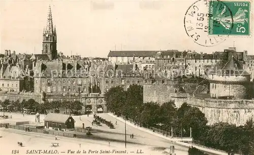 AK / Ansichtskarte Saint Malo_35 Vue de la Porte Saint Vincent 