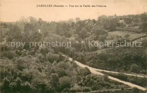 AK / Ansichtskarte Carolles Vue sur la Vallee des Peintres Carolles