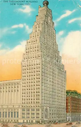AK / Ansichtskarte New_York_City The Paramount Building New_York_City
