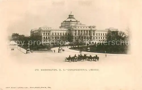 AK / Ansichtskarte Washington_DC Congressional Library 