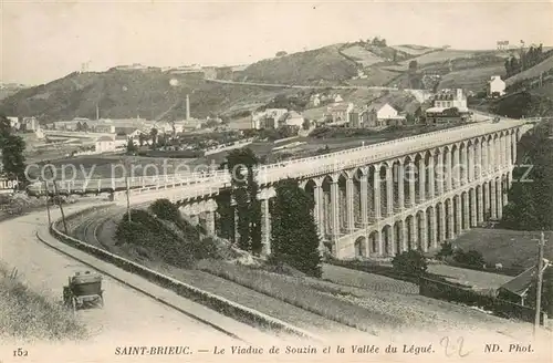 AK / Ansichtskarte Saint Brieuc_Cotes d_Armor Le Viaduc de Souzin et la Vallee du Legue Saint Brieuc_Cotes d