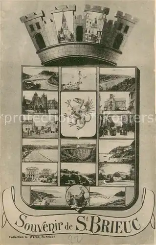AK / Ansichtskarte Saint Brieuc_Cotes d_Armor Vue d ensemble Saint Brieuc_Cotes d