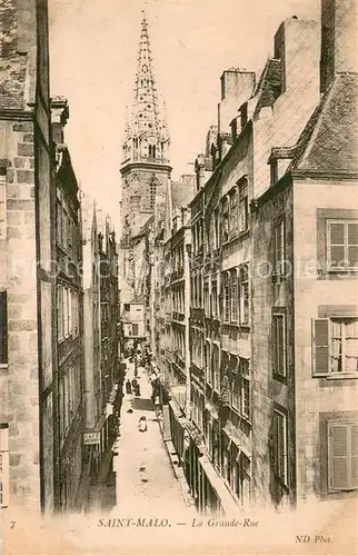 AK / Ansichtskarte Saint Malo_35 La Grande Rue 