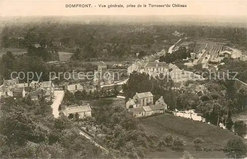 AK / Ansichtskarte Domfront_Orne Vue generale prise de la Terrasse du Chateau Domfront Orne