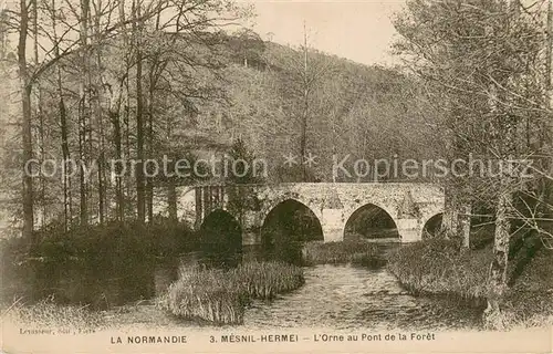 AK / Ansichtskarte Menil Hermei LOrne au Pont de la Foret Menil Hermei