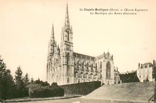 AK / Ansichtskarte La_Chapelle Montligeon La Basilique des Ames delaissees La_Chapelle Montligeon