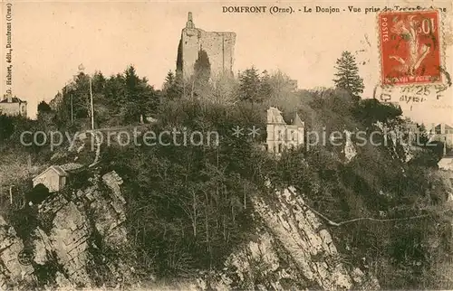 AK / Ansichtskarte Domfront_Orne Le Donjon Vue prise  Domfront Orne